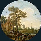 Jan Van Goyen Famous Paintings - Summer